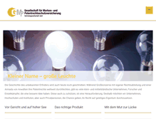 Tablet Screenshot of patent-rechtsschutz.de